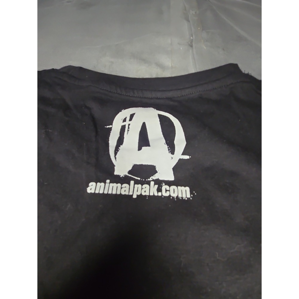 Animal Pak Shirt Mens 2XL Black Iconic M-Stak Gym Workout Bodybuilding Tee XXL - Picture 8 of 12